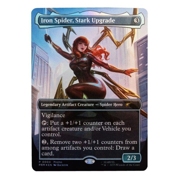 Figura Mary Jane Watson Iron Spider Magic The Gathering Spider-Man Marvel 15cm 4 Figura Mary Jane Watson Iron Spider Magic The Gathering Spider-Man Marvel 15cm 4