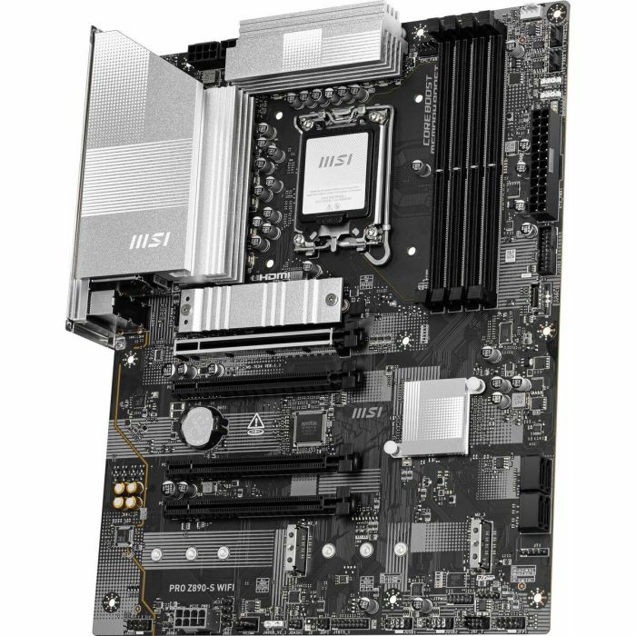 MSI Z890-S Pro WiFi Placa Base para PC, Socket LGA 1851, Compatible con Intel Core Ultra Series 2, DDR5-SDRAM 1