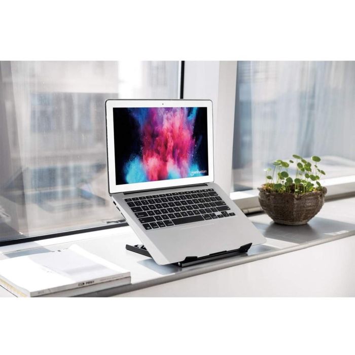 MANHATTAN Soporte de Notebook Ajustable 5 Niveles para Portátiles de 10"-15.6" 3