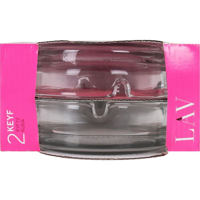 Lav Set 2 Ceniceros Redondos 11 cm Colección Keyf (24 Cajas)