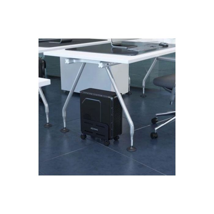 Aisens Soporte Metalico Ajustable De Suelo Para Cpu Negro 3 Aisens Soporte Metalico Ajustable De Suelo Para Cpu Negro 3