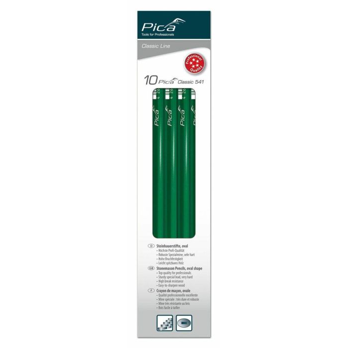 Lápiz de albañil Pica Colgador 10 Piezas 6 Lápiz de albañil Pica Colgador 10 Piezas 6