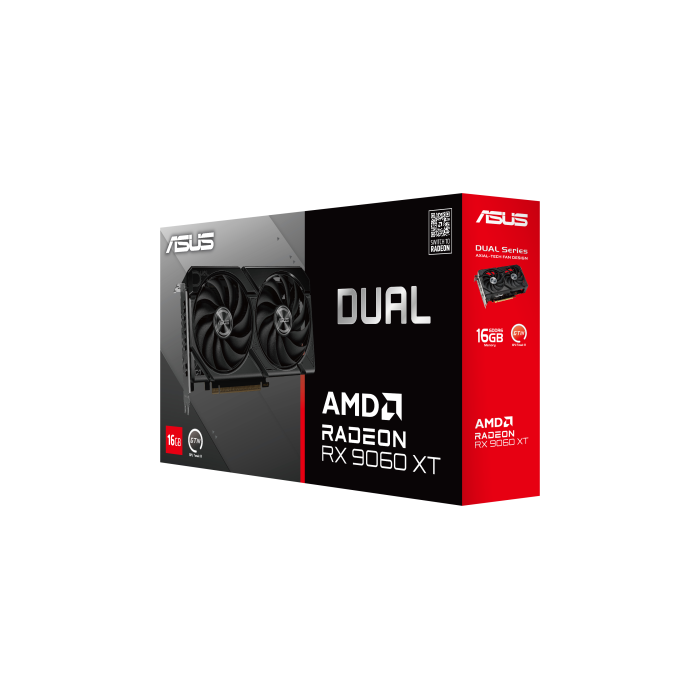 ASUS DUAL-RX9060XT-16G Radeon RX 9060 XT 16GB GDDR6 PCI Express 5.0 Dual Fan 10 ASUS DUAL-RX9060XT-16G Radeon RX 9060 XT 16GB GDDR6 PCI Express 5.0 Dual Fan 10