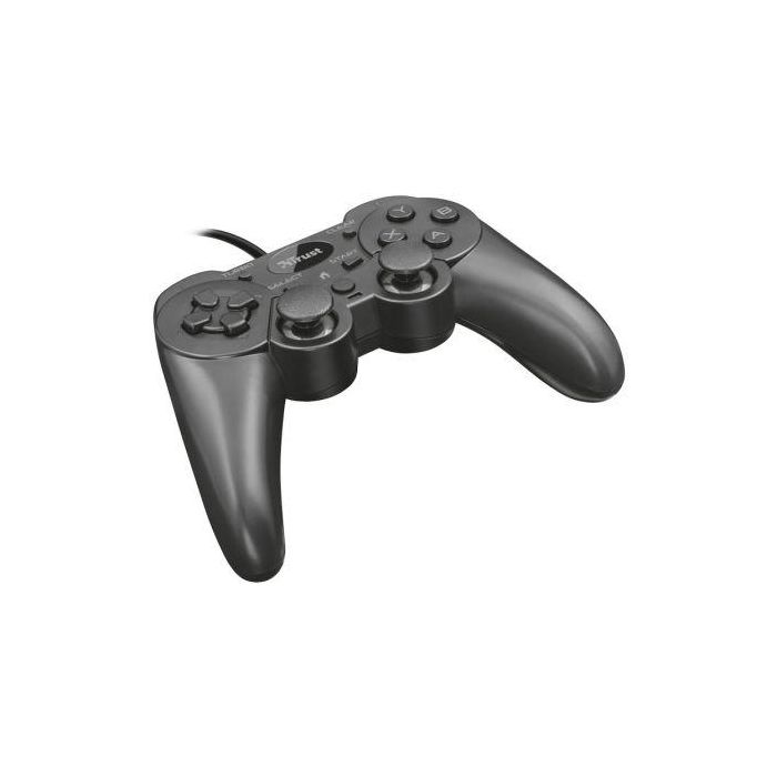 GAMEPAD TRUST ZIVA WIRED - 2 JOYSTICK ANALOGICOS- PANEL DIGITAL 8 DIRECCIONES - FUNCIÓN TURBO EN 8 BOTONES - CABLE 1.8M - ENCHUFA Y JUEGA 3