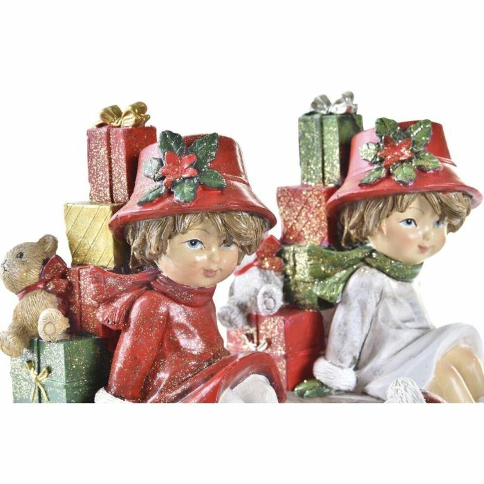 Figura Navidad Tradicional DKD Home Decor Rojo Blanco 7 x 12.5 x 14.5 cm (2 Unidades) 1 Figura Navidad Tradicional DKD Home Decor Rojo Blanco 7 x 12.5 x 14.5 cm (2 Unidades) 1