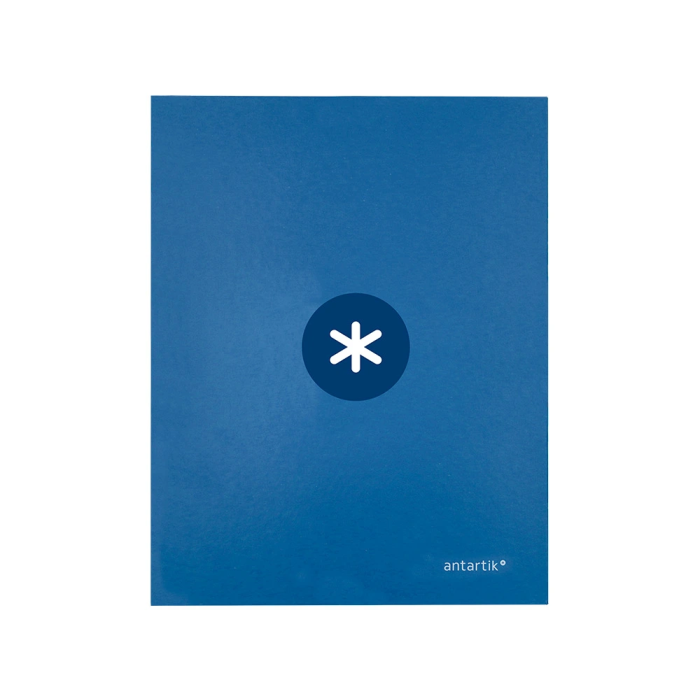 Antartik Carpeta 4 Anillas 40mm Mixtas A4 Forrada Color Azul Marino 1