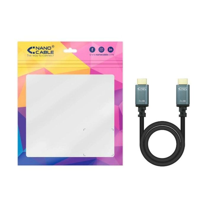 Cable HDMI NANOCABLE 10.15.8005 Negro 5 m 1