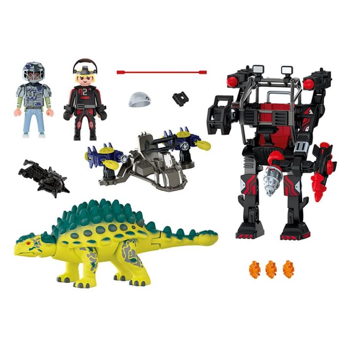 Playmobil Saichania: Defensa Del Luchador con Cañones y Armadura Extraíble 1 Playmobil Saichania: Defensa Del Luchador con Cañones y Armadura Extraíble 1
