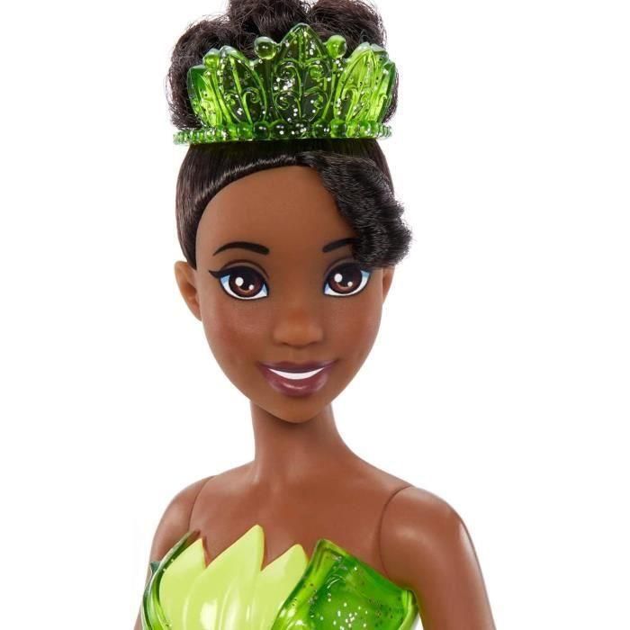 Mattel Hlw04 Muñeca Disney Princesa Tiana, inspirada en 'Tiana y el sapo', articulada, con ropa y accesorios (tiara y zapatos) 2