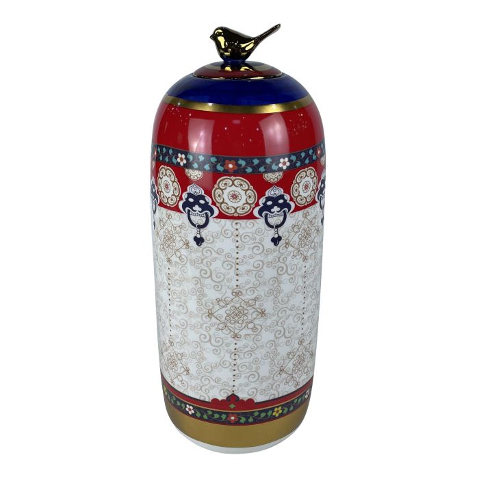 DKD Home Decor Jarrón de Porcelana Colección Adrien Estilo Shabby Multicolor 18x18x42 cm 0 DKD Home Decor Jarrón de Porcelana Colección Adrien Estilo Shabby Multicolor 18x18x42 cm 0