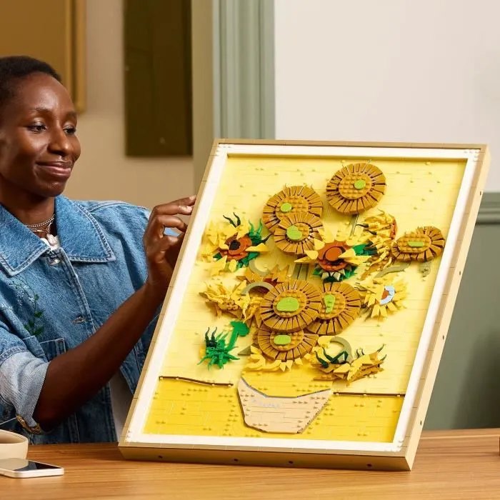 Lego 31215 Vincent van Gogh Girasoles - Arte mural, Construcción para adultos 4
