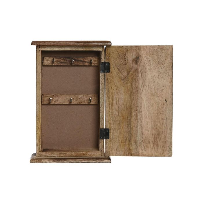 Armario de llaves Home ESPRIT Natural 18 x 7,5 x 28 cm 3 Armario de llaves Home ESPRIT Natural 18 x 7,5 x 28 cm 3
