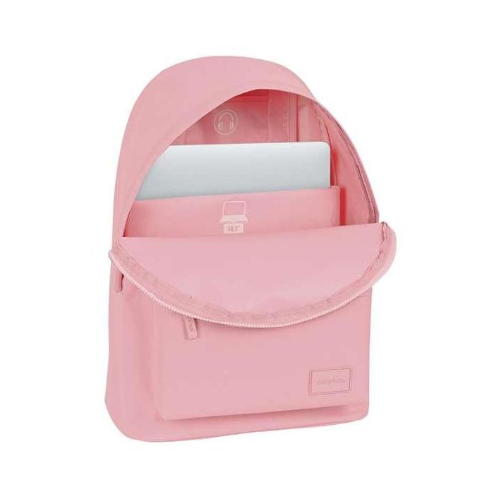 Safta Mochila para Portátil 14,1" Basic Rosa 31x41x16cm 2