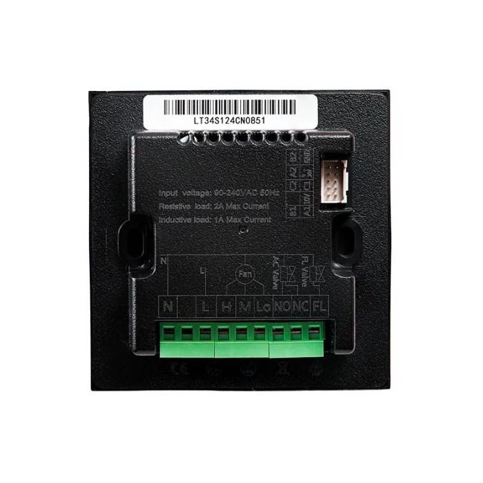 Shelly ST802-B Termostato Inteligente HVAC Wi-Fi Bluetooth Rango Temperatura 5-35°C Negro 2