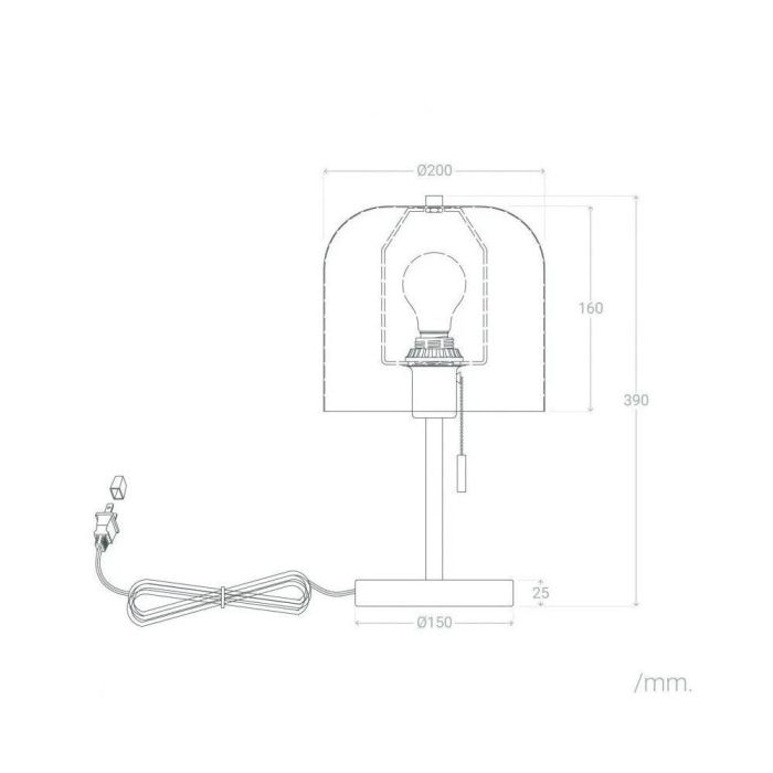 Lámpara de Mesa "Messina" [SKD-T1010] 5