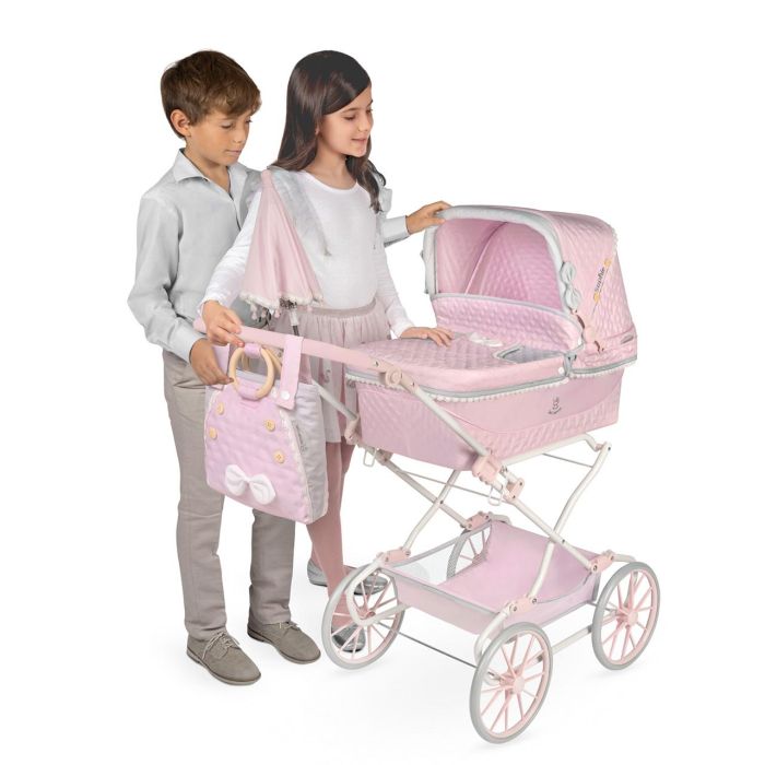 Decuevas Coche Reborn Plegable con Sombrilla y Bolso Sophie para Muñecas de hasta 55 cm 1