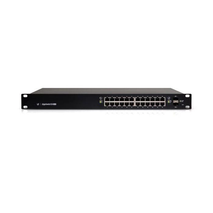 Ubiquiti EdgeSwitch Switch Gestionado PoE+ Gigabit 24 Puertos RJ45 2 SFP 250W 26 Gbps Rendimiento de Conmutación 1