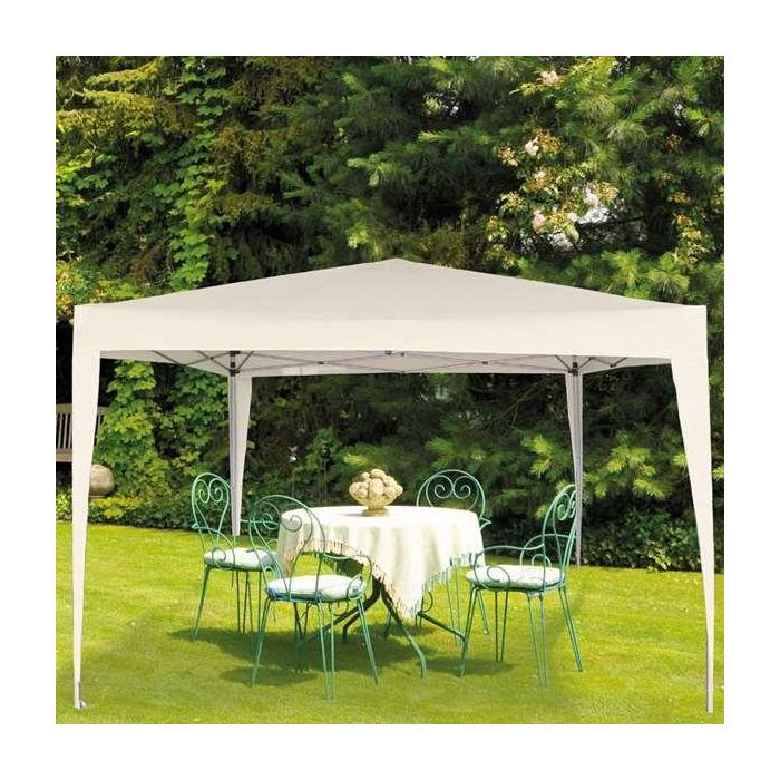 Cenador Aktive 300 x 240 x 300 cm Acero Crema Plástico 11