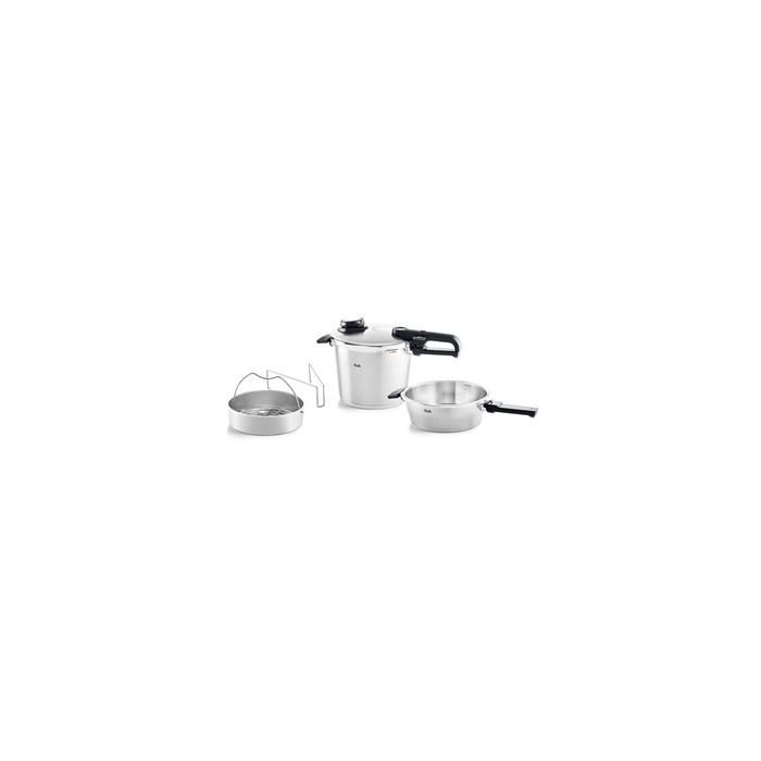Vitavit® Premium Set Ollas A Presión 22Cm – 6,5L + 2,5L Cestillo + Trípode FISSLER 622-412-12-070/0 Vitavit® Premium Set Ollas A Presión 22Cm – 6,5L + 2,5L Cestillo + Trípode FISSLER 622-412-12-070/0