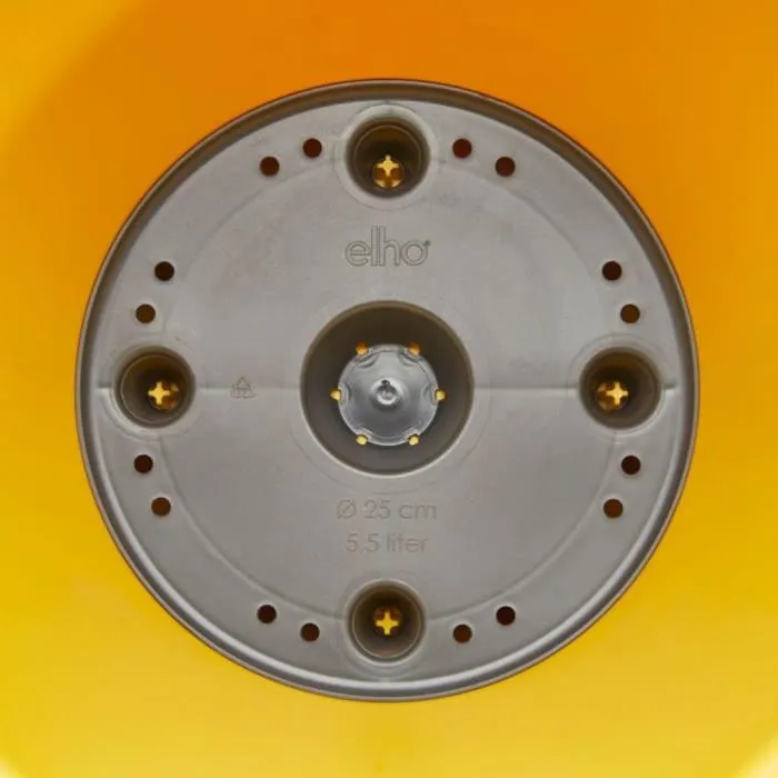 Elho 8711904348625 Maceta Redonda Loft Urban High 35 Amarillo Ø 34 x H 45 cm Exterior 100% Reciclado 3