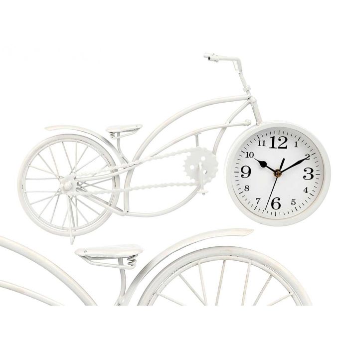 Reloj Forja Bicicleta Blanco 22,5Cm Ancho Giftdecor (4 Unidades) Reloj Forja Bicicleta Blanco 22,5Cm Ancho Giftdecor (4 Unidades)