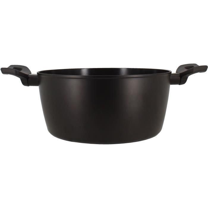 Horno holandés - MENASTYL - 6020647 - Aluminio forjado - 24 cm - Negro - Apto para todo tipo de fuegos, incluida inducción 5 Horno holandés - MENASTYL - 6020647 - Aluminio forjado - 24 cm - Negro - Apto para todo tipo de fuegos, incluida inducción 5
