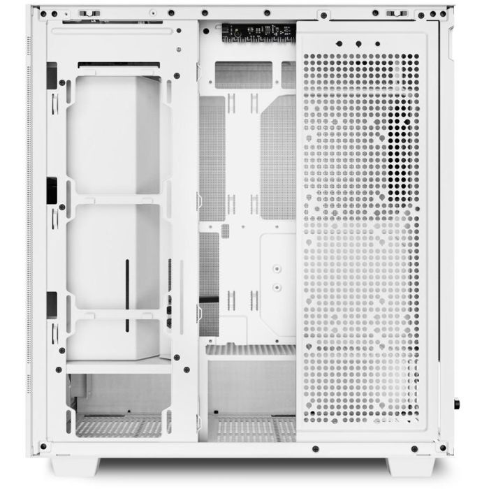 Sharkoon Rebel C50 ATX Full Tower PC Blanco Soporta ATX, micro ATX, Mini-ITX Metal con Filtro Anti-polvo y Gestión de Cables 16.8cm CPU 5