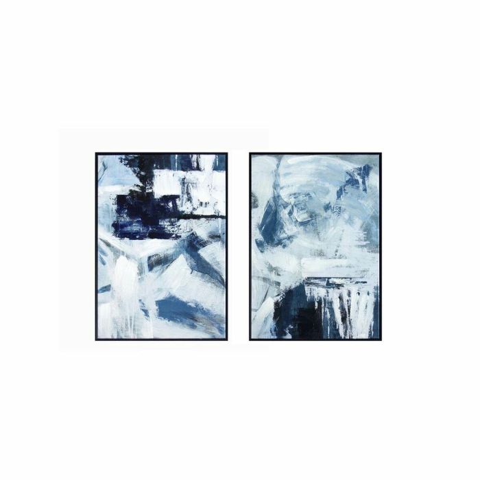 Cuadro Loft DKD Home Decor Azul Blanco 2 x 60 x 45 cm (2 Unidades) Cuadro Loft DKD Home Decor Azul Blanco 2 x 60 x 45 cm (2 Unidades)