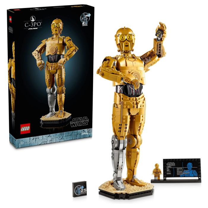 Lego Star Wars 75398 C-3PO Minifigura de Droide para Construir Kit de Modelo para Adultos