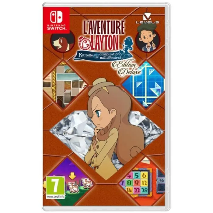 Nintendo The Layton Adventure - Juego de cambio de edición de lujo - Juego de rompecabezas / Aventura para Nintendo Switch 0 Nintendo The Layton Adventure - Juego de cambio de edición de lujo - Juego de rompecabezas / Aventura para Nintendo Switch 0