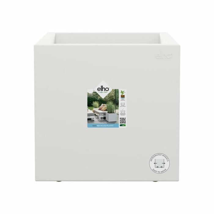 Elho ELH8711904497705 Jardinera Vivo Next Square 40 Blanco Ø 39 x H 38 cm Interior/Exterior 100% Reciclado Elho ELH8711904497705 Jardinera Vivo Next Square 40 Blanco Ø 39 x H 38 cm Interior/Exterior 100% Reciclado