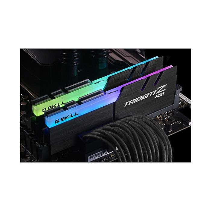 G.Skill TridentZ RGB Series 3600C18D-16GTZRX 16GB (2x8GB) DDR4 3600MHz CL18 3600MHz para PC con Disipador y Retroiluminación RGB G.Skill TridentZ RGB Series 3600C18D-16GTZRX 16GB (2x8GB) DDR4 3600MHz CL18 3600MHz para PC con Disipador y Retroiluminación RGB