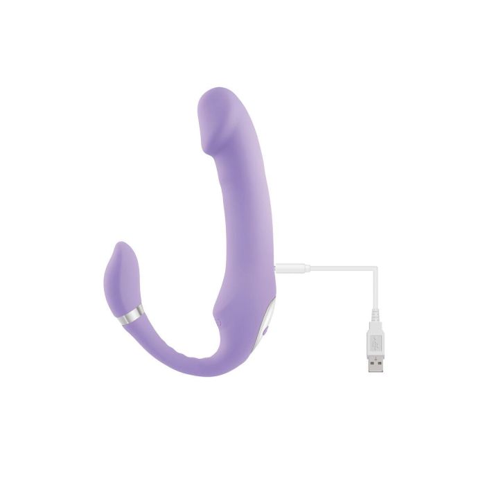 Consolador de Doble Penetración Gender X Orgasmic Orchid Morado 2 Consolador de Doble Penetración Gender X Orgasmic Orchid Morado 2