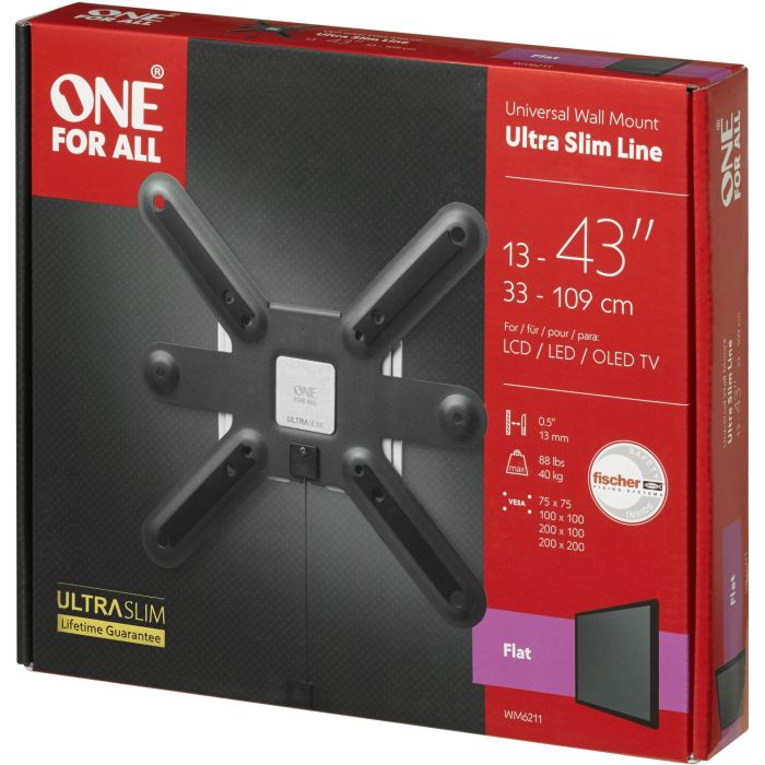 One for all TV-Wandhalterung WM6211 (schwarz) 2