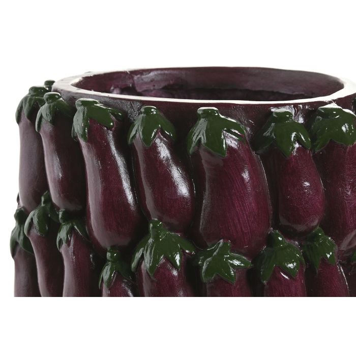 Jarron Urban DKD Home Decor Morado 25 x 31 x 25 cm (2 Unidades) 1