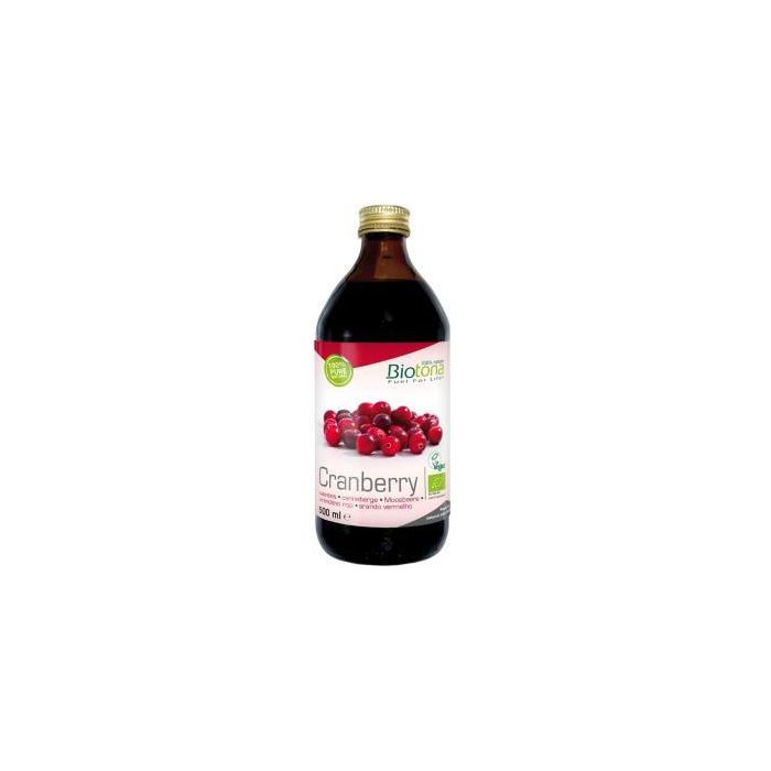 BIOTONA Jugo de Arándano Rojo 500ml Bio Vegano | Concentrado para smoothies y batidos