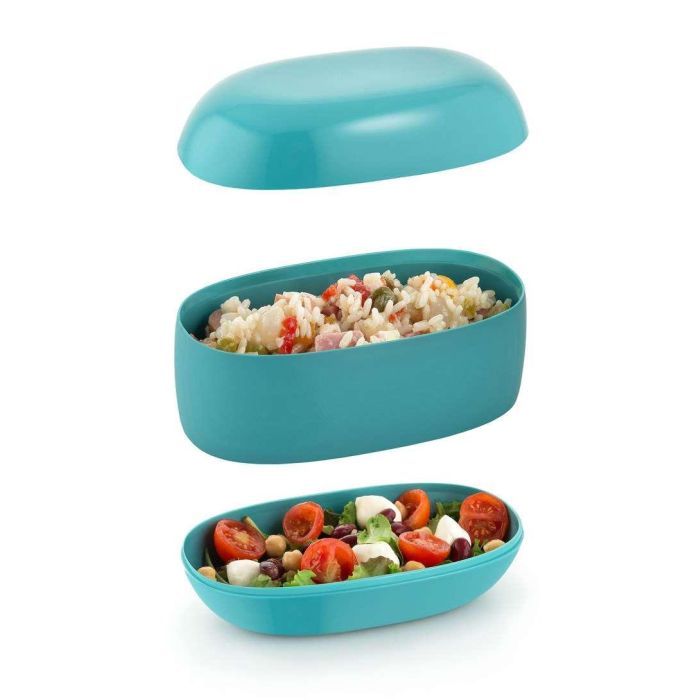 Alessi SA02 Laz Food À Porter Fiambrera de Resina, Verde 4