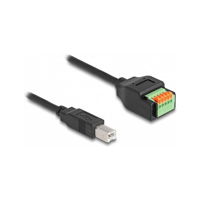 DeLOCK Cable Adaptador USB 2.0 Tipo B Macho a Bloque de Terminales 5 Pines, 15 cm, Negro y Verde 0 DeLOCK Cable Adaptador USB 2.0 Tipo B Macho a Bloque de Terminales 5 Pines, 15 cm, Negro y Verde 0