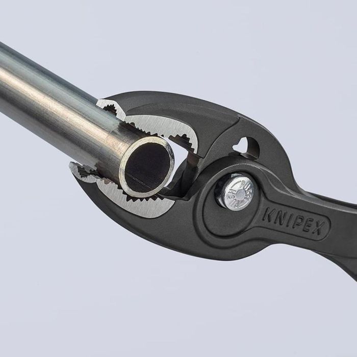 Knipex Alicate de agarre twingrip frontal ajustable 200 mm, 8201200, agarre frontal y lateral, 5 posiciones de ajuste 5 Knipex Alicate de agarre twingrip frontal ajustable 200 mm, 8201200, agarre frontal y lateral, 5 posiciones de ajuste 5