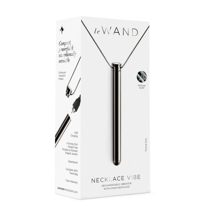 Bala Vibradora Le Wand Necklace Colgante Negro Bala Vibradora Le Wand Necklace Colgante Negro