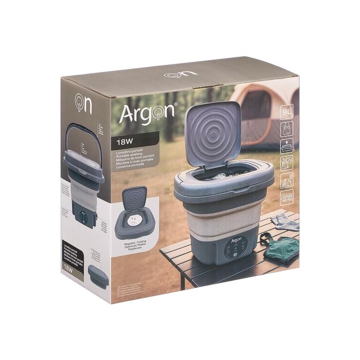 Lavadora Portatil Plegable Argon 30x12x30cm (Set de 4) 2