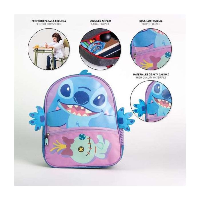 Mochila infantil stitch 2.5 x 3.0 x 1.0 cm 2 Mochila infantil stitch 2.5 x 3.0 x 1.0 cm 2