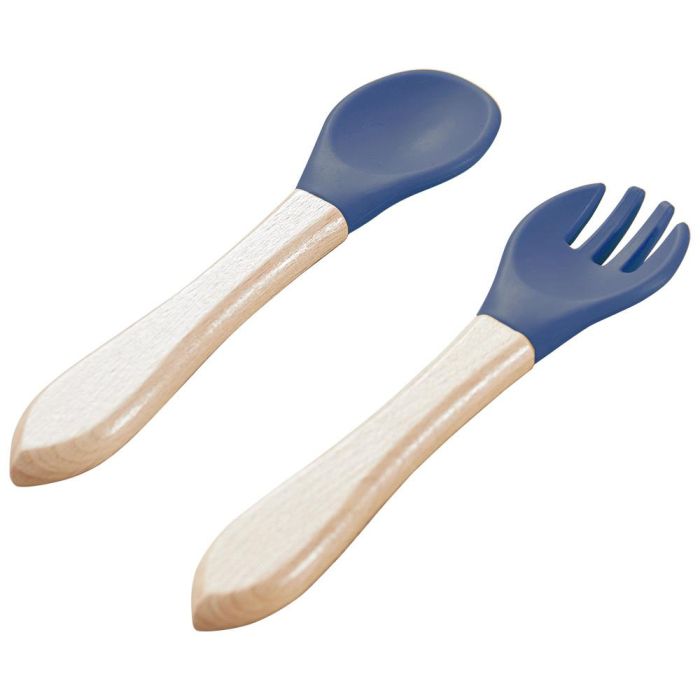 Tom et Zoe Juego de 2 Cubiertos para Bebé Puericultura - Gris, Amarillo, Rosa, Azul 5 Tom et Zoe Juego de 2 Cubiertos para Bebé Puericultura - Gris, Amarillo, Rosa, Azul 5
