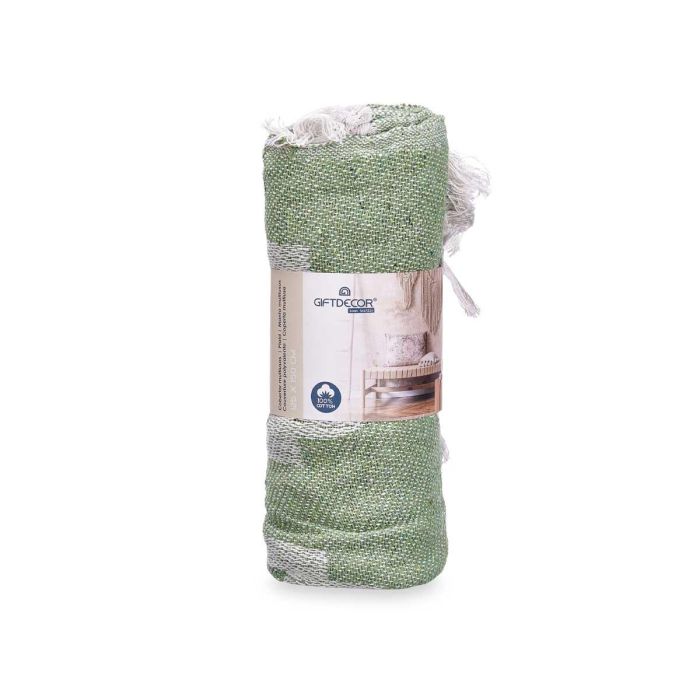 Multiuso Jacquard Verde 125x150 cm - Giftdecor (12 Unidades) 2