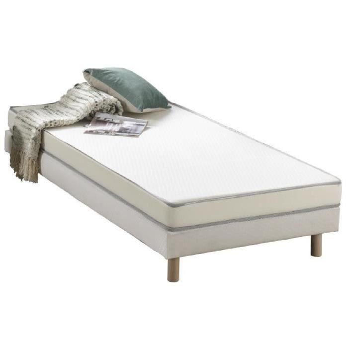 Colchón de espuma 90 x 200 - Comodidad firme - Grosor 12 cm - Entregado enrollado - DEKO DREAM Kietoa 2 Colchón de espuma 90 x 200 - Comodidad firme - Grosor 12 cm - Entregado enrollado - DEKO DREAM Kietoa 2