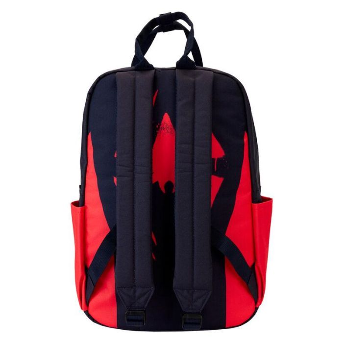 Mochila nylon Traje Miles Morales Spider-Verse Marvel Loungefly 43cm 3