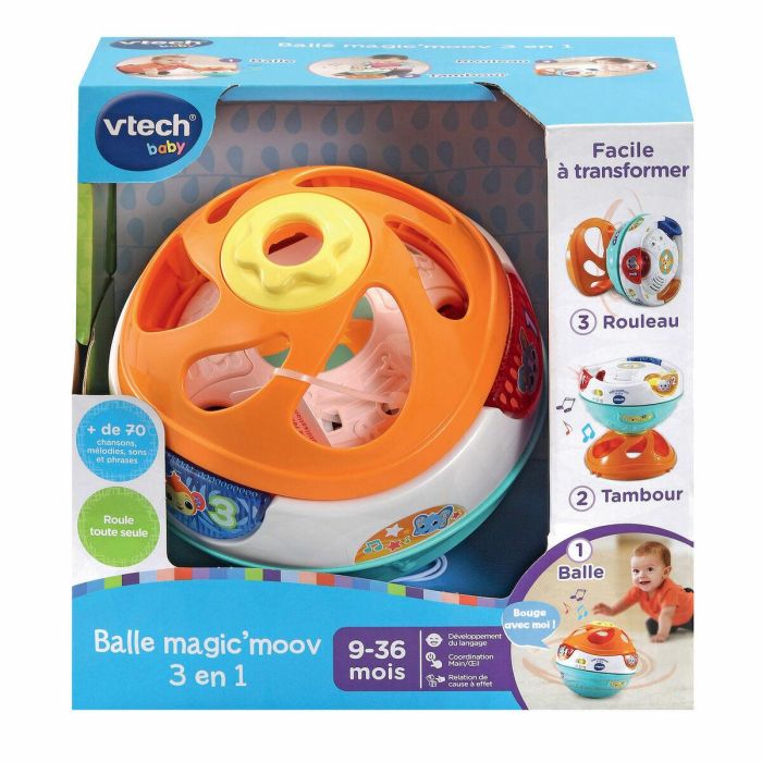 VTECH BABY - Pelota Magic'Moov 3 en 1 VTECH BABY - Pelota Magic'Moov 3 en 1