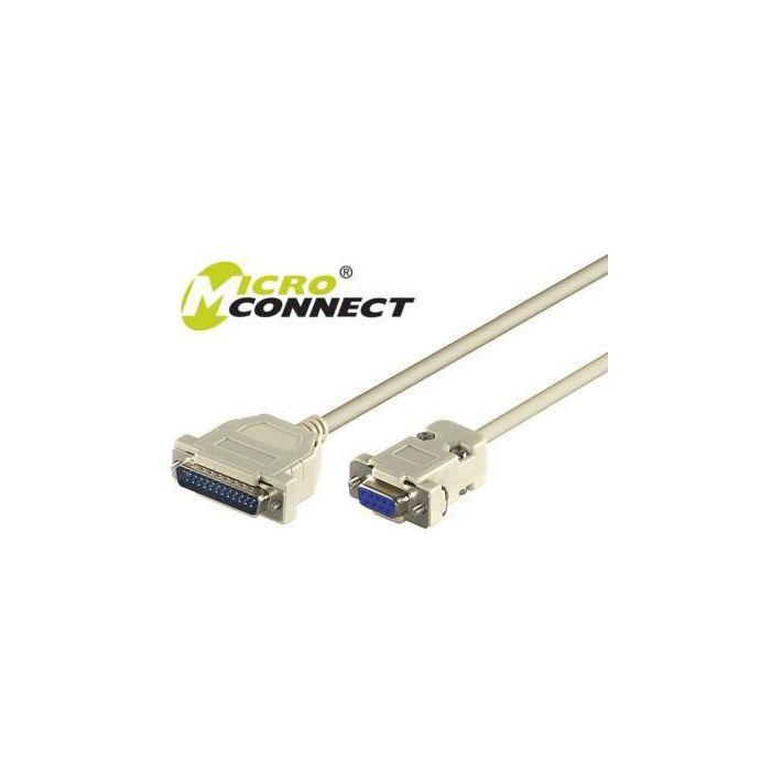MicroConnect Serial Printer Cable, 3m MicroConnect Serial Printer Cable, 3m