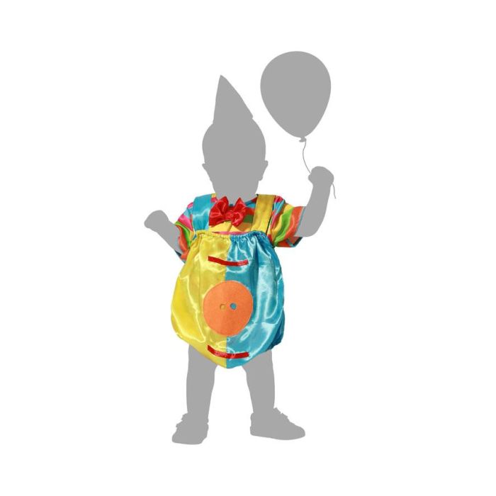 Disfraz Payaso Bebé Unisex Multicolor Circo 12-24 Meses 2 Disfraz Payaso Bebé Unisex Multicolor Circo 12-24 Meses 2