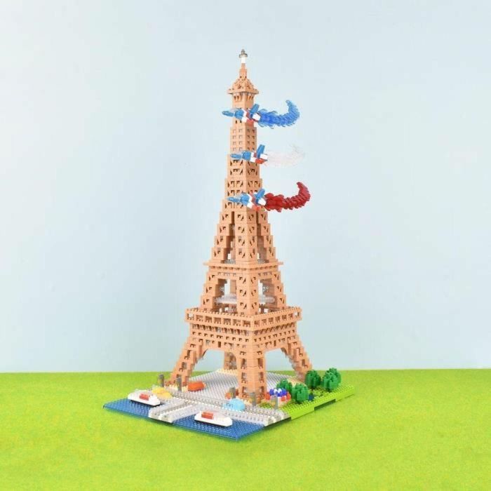 Bandai NB057 Torre Eiffel Nanoblock, Puzzle de Construcción, 500 Piezas, A partir de 8 Años 8 Bandai NB057 Torre Eiffel Nanoblock, Puzzle de Construcción, 500 Piezas, A partir de 8 Años 8